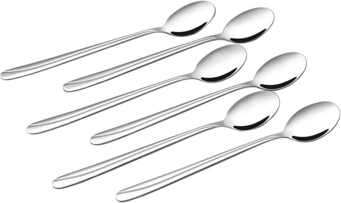 Obstnny 12 Pieces Long Handle Ice Tea Spoons, Stainless Steel Mixing Spoons