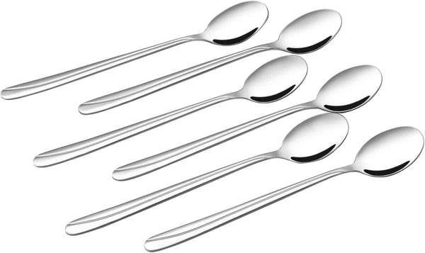 Obstnny 12 Pieces Long Handle Ice Tea Spoons, Stainless Steel Mixing Spoons
