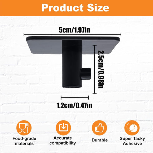 Stand Mixer Attachment Holders, Compatible with Kitchenaid Mixer Accessories (Black)