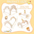 (4 Pack), Wooden Chicken Perch Jungle Gym Roosting Bar, Chicken Coop Accessories