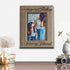 BELLA BUSTA Engraved Leather Picture Frame, Always my Mother, Forever my Friend, 5" x 7" Vertical