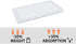 Meat Absorbent Pads 4x7 inch Dri Lock 60 Grams, White Meat Soaker Pads for Vacuum Sealer Bags (80pcs)