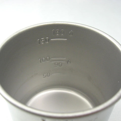 Daiso Japanese Rice Measuring Cup, Stainless Steel, 180cc = 1 Gou Cup