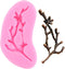 Tree Branch Silicone Fondant Mold, Twig Branch Leaves Fondant Molds for Cake Decorating, Cupcake Topper