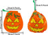 CCINEE 24pcs Drawstring Goody Bags - 12 Styles Halloween Treats Bags for Kids' Trick or Treat Party
