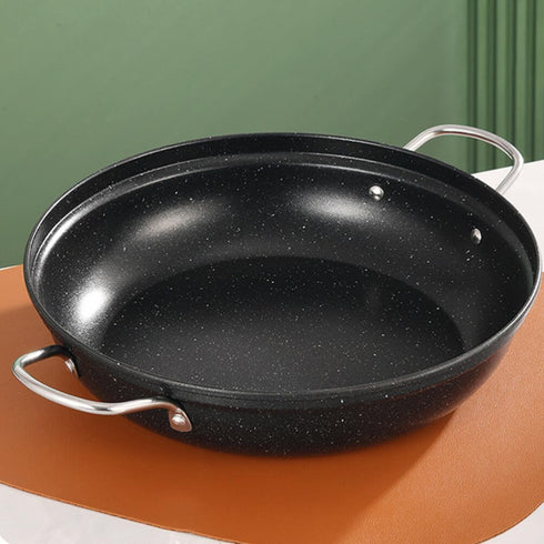 Stainless Steel Skillet with 2 Handles, Everyday Saute Pan, Multipurpose Deep Frying Pan