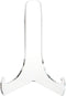 Plymor Clear Acrylic 60-Degree Angle Easel with Shallow Support Ledges, Dimensions 7.5" H x 5.75" W x 4.75" D