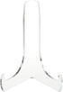 Plymor Clear Acrylic 60-Degree Angle Easel with Shallow Support Ledges, Dimensions 7.5" H x 5.75" W x 4.75" D