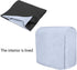 Luxja Dust Cover for 4.5-Quart and 5-Quart Stand Mixer - Cloth Cover with Pockets for Mixer and Accessories, Black