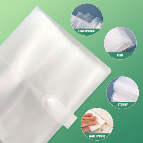 3x5 Index Card Organizer: BetterJonny Clear Plastic Holder for Recipe Cards, Flash Cards, 40 Page Holds 160 Cards