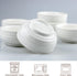 Set of 6 White Porcelain Pinch Bowls, 2.3oz Small Bowls for Meal Prep, Sauces, Dippings, Snacks