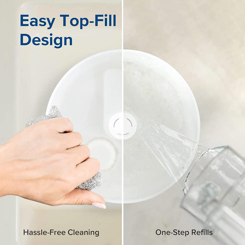 Light(3L 360 Nozzle, LEVOIT Humidifiers for Bedroom with Night Water Tank)Cool Mist Top Fill Essential Oil Diffuser