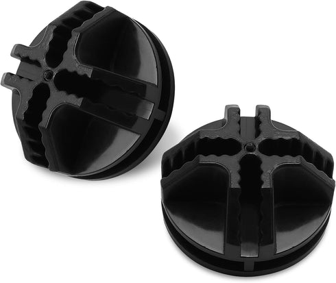 36 Pcs Wire Cube Plastic Connectors for Black Modular Closet Organizer and Metal Grid Shelving Unit