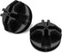 36 Pcs Wire Cube Plastic Connectors for Black Modular Closet Organizer and Metal Grid Shelving Unit
