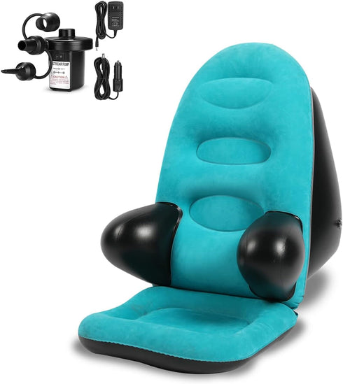 BDL Inflatable Armrest Lounge Chair Couch, Foldable Air Chair Lazy Couch for