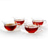 Teabloom Glass Stirring Spoons Set of 4 - Crystal Clear Petite Teaspoons (5.3 inches), Heat-Resistant Borosilicate Glass