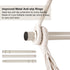 Hammock 330lbs, ChairMax Large Hanging Chair, Soft Cotton Rope Swing Chair with High Load-Bearing Metal Rod,Indoor