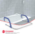 Home Basics Over The Door Laundry Drying Rack - Lightweight Heavy-Duty Door Hanger Rod for Indoor Air Drying