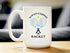 Causing A Racket - Coffee Mug - Funny Tennis Themed Decor and Gifts - Large 15oz White Ceramic Mug