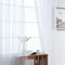 SpaceDresser Basic Rod Pocket Sheer Voile Window Curtain Panels, 1 Pair 60 Width 108 Inch Long for Kitchen Bedroom