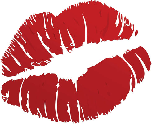 Valentine's Day Decorations - Home Decor Lipstick Lips Kiss Window Sticker, Reusable Double Sided Cling Decal