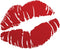 Valentine's Day Decorations - Home Decor Lipstick Lips Kiss Window Sticker, Reusable Double Sided Cling Decal