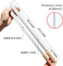 kaorou 23 Inch Long,1 Inch Kebab,Set 7 Kabob Skewers Wide Heavy Duty Stainless Steel with Wood Handle Perfect