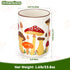 Countertops Nefelibata Mushroom Ceramic Utensil Holder Rustic Functional Utensil Crock Kitchen Storage Decor Perfect