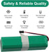 MULS 6000mAh Vacuum Battery Replacement for Coredy L900 L900W L900X Sweeping Robot Vacuum Cleaner with Tools