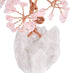 mookaitedecor Rose Quartz Crystal Tree, Tumbled Stones, Money Tree for Wealth and Luck, 4"-5"