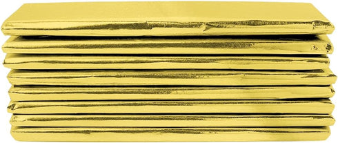 Foil Wrapper - 100 Pack Candy Bar Wrappers, 6" x 7.5", Gold, Best for 1.55Oz Candies/Chocolate Bars