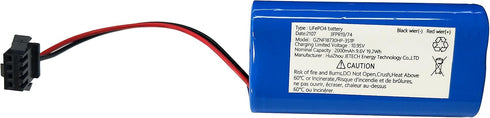 Dana Trading Replacement Robot Vacuum Rechargeable Battery - 9.6V LiFePO4 Lithium-Ion Battery for PUCRCX70 Robot Vacuum