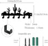 CREATCABIN Cactus Metal Key Holder Organizer Rack, Wall Mounted Decor with 6 Hooks for Entryway, Kitchen, Office, 10.6