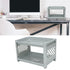 Bathroom Organizer Countertop, 2 Tier PP Hollow Storage Rack Shelf for Kitchen, Spice Rack, Cosmetic Organizer