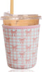 Elyndor Reusable Insulated Sleeve for Iced Coffee Cup, Coffee Neoprene Sleeve for Cold
