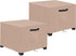 LYHNMW Outdoor Patio Ottoman Cover, 2PCS 20" L x 20" W x