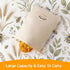 2-Pack 17x13 Inch Reusable Beeswax Bread Bags for Sourdough & Homemade Bread, Large Eco-Friendly Cotton, Keep Bread