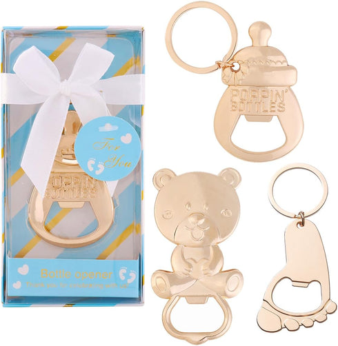 Yuokwer 24 pcs Baby Shower Favors for Guest Bottle Opener Baby Shower Keepsake