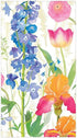 Caspari Summer Garden Paper Guest Towel Napkins in White, Two Packs of