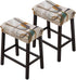 Bar Stool Cover Rectangle Set of 2 Printed Stretch Counter Height Bar