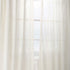 HPD Half Price Drapes Linen Sheer Curtains, 84 Inches Long, Gardenia, 50W x 84L, 1 Panel