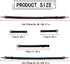 Umbrella Wind Stabilizer Straps,Fixed Strap for Large Outdoor Umbrella,Adjustable and Reusable Cantilever Parasol Wind Straps