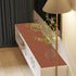 Zinkooat Leather Desk Mat,1.8mm Thick,12x40 Inch Desk Cover,Desk Protector Mat,Dresser Cover Top,Table Cover