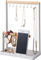 YAMAZAKI home 2311 Accessory Stand, Jewelry Holder & Organizer Storage, One Size, White