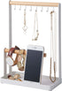 YAMAZAKI home 2311 Accessory Stand, Jewelry Holder & Organizer Storage, One Size, White