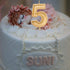 Luter 2.76 Inches Large Gold Glitter Birthday Candles - Number Cake Topper Decoration for Kids, Adults, Wedding Party