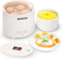 Mojoco Rapid Egg Cooker - Mini Electric Egg Boiler for Steamed, Hard Boiled, Soft Boiled Eggs, Home Kitchen Use
