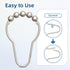 Titanker Shower Curtain Hooks Rings, Rust-Resistant Metal Shower Hooks for Bathroom Shower Rods (Set of 12, Matte