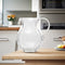G.E.T. P-4090-PC-CL-EC Shatterproof Plastic Pitcher, 90 Fluid Ounce, Clear, Set of 1