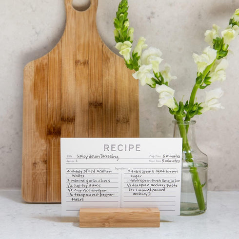 Jot & Mark 50 Count Recipe Cards 4x6 Inches Blank Double Sided, Modern Minimal Design